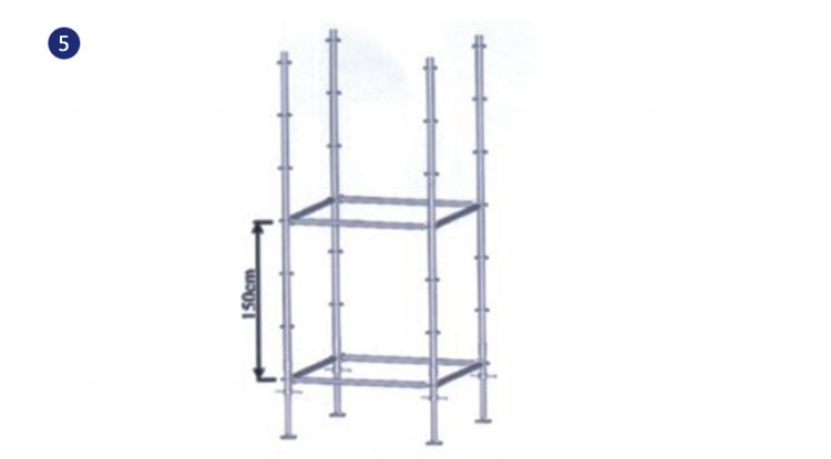 Assembly Steps for Rosette Scaffolding