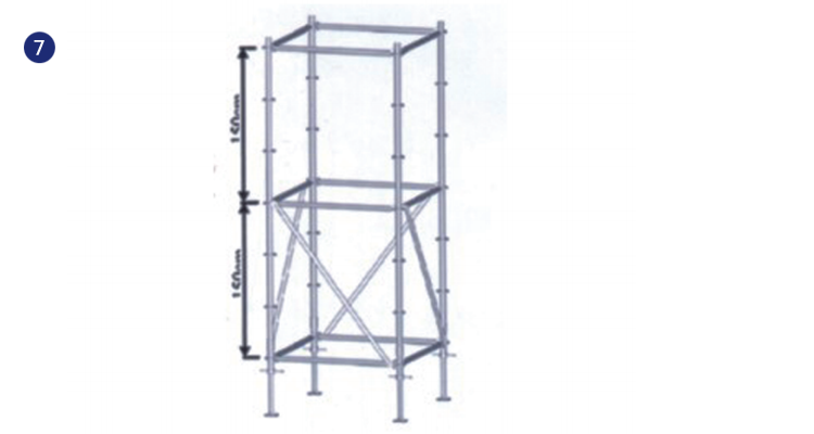 Assembly Steps for Rosette Scaffolding