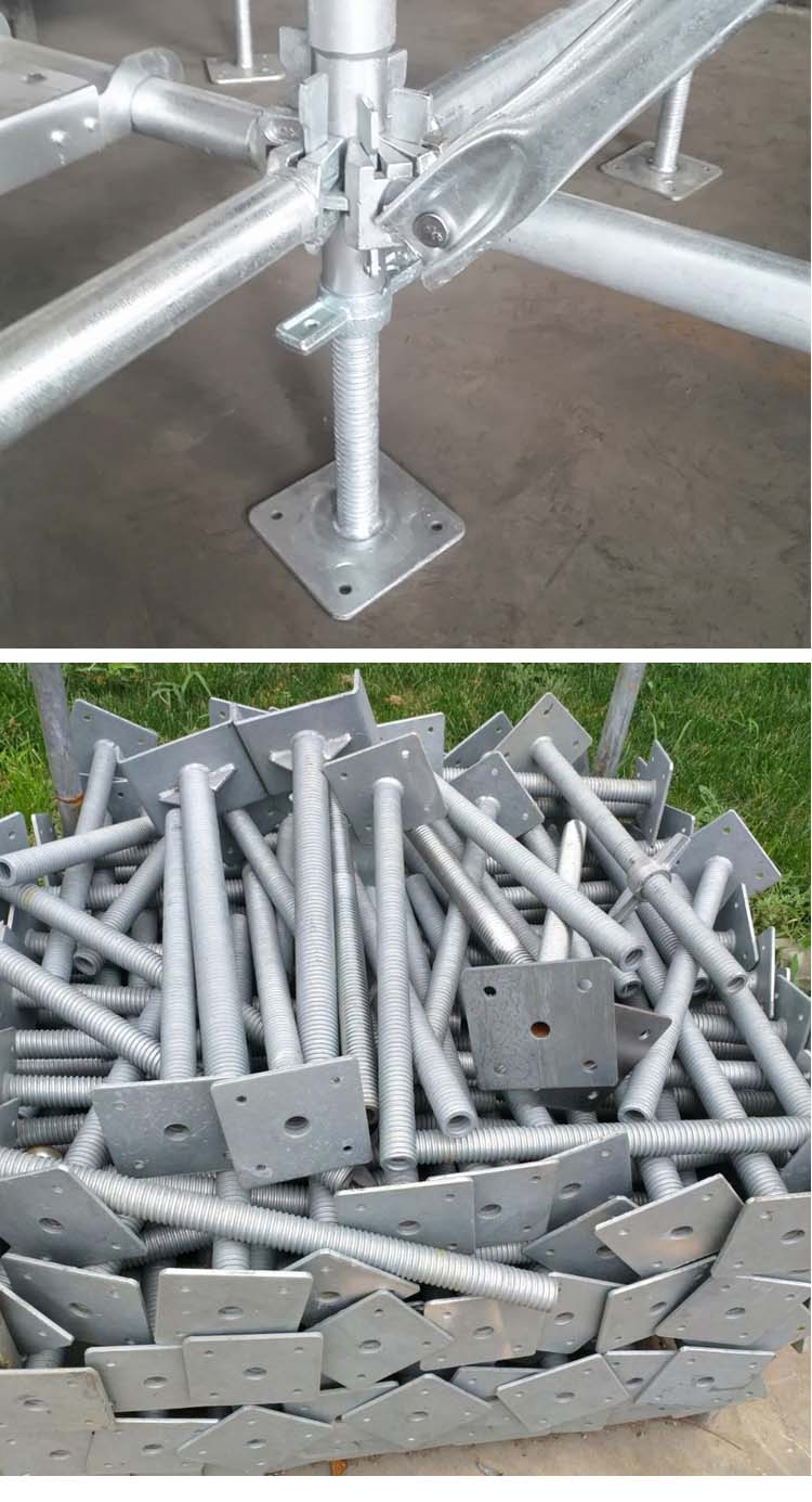 Building Material Construction Scaffold Clamp Galvanized Base