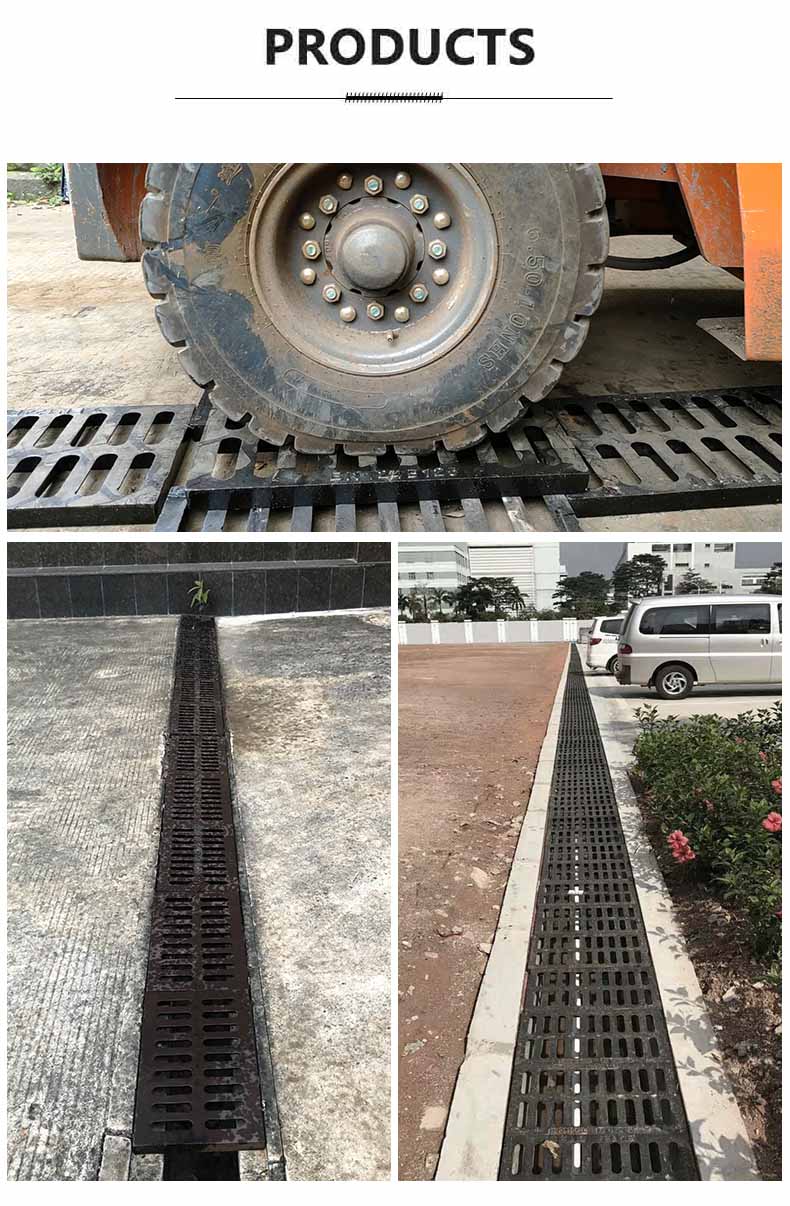 Cast Iron Channel Gully Grating