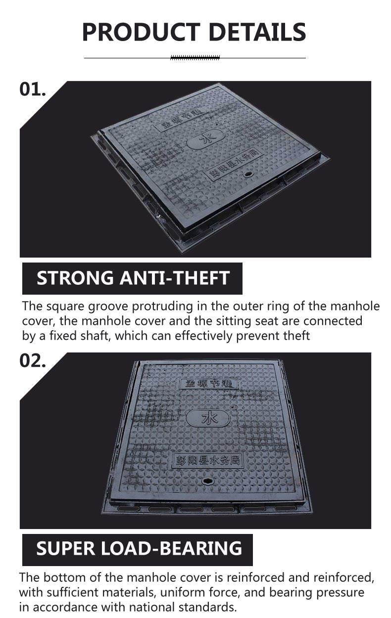 Ductile Iron Square Manhole Cover