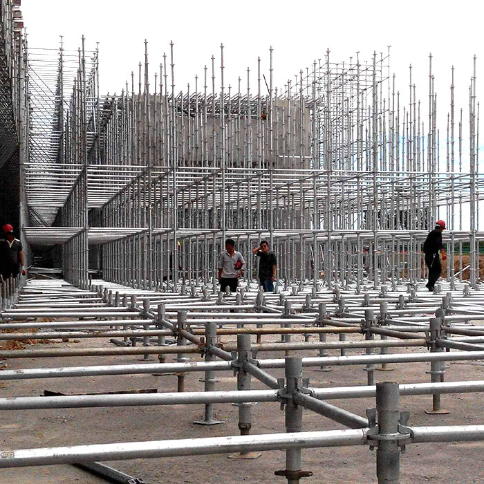 Rosette multi-functional scaffolding