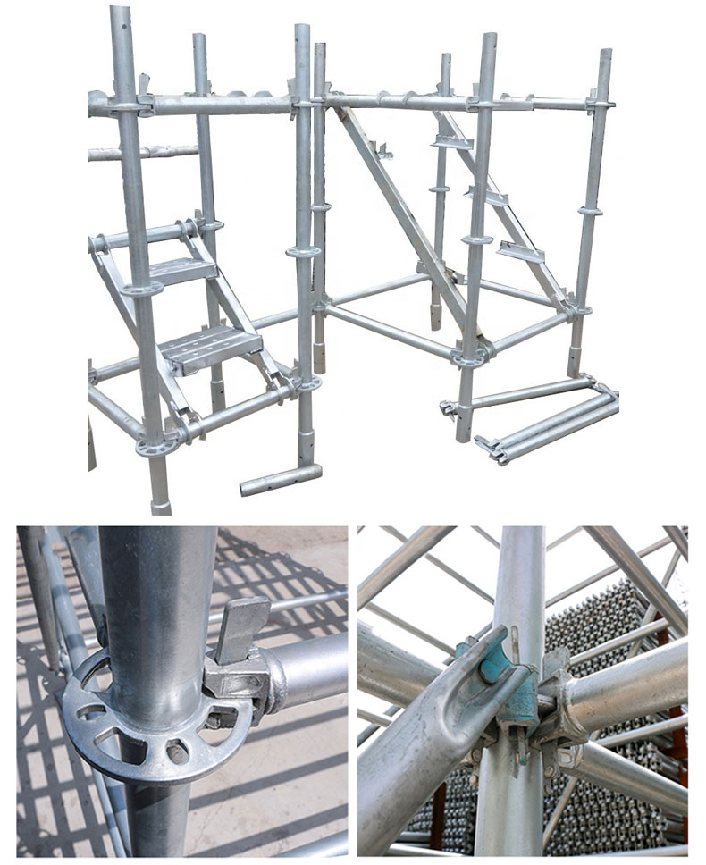 Rosette multi-functional scaffolding