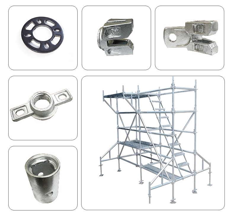 Rosette multi-functional scaffolding