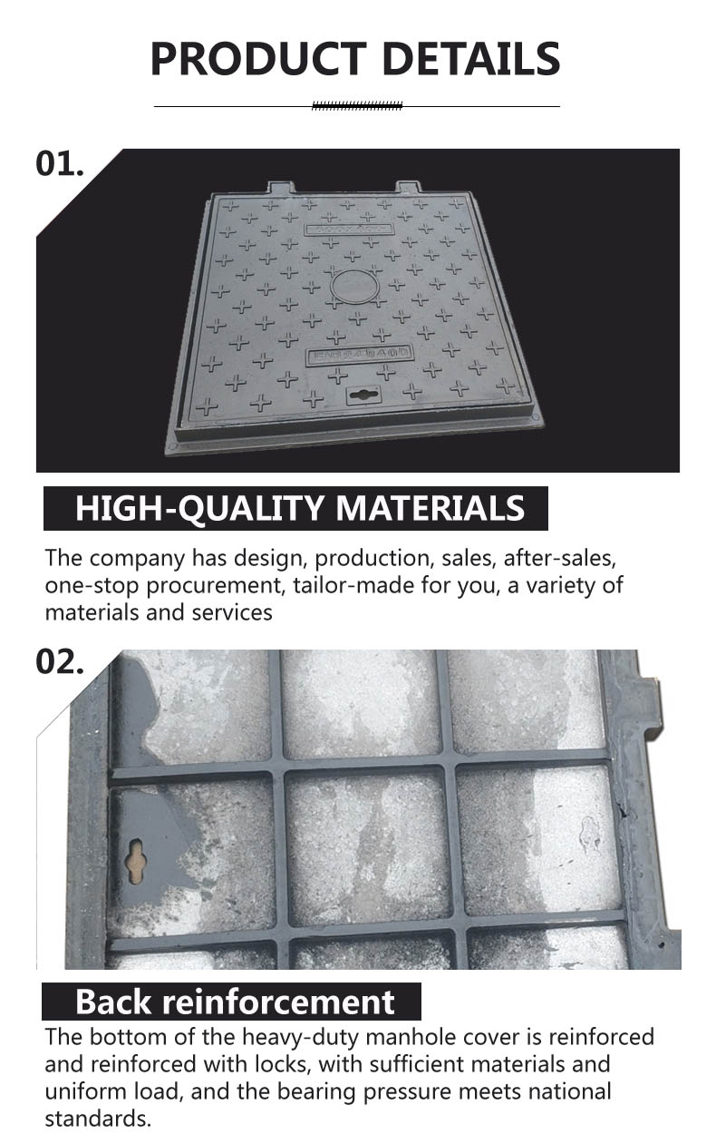 Square Series-of -Anti-theft new type manhole covers