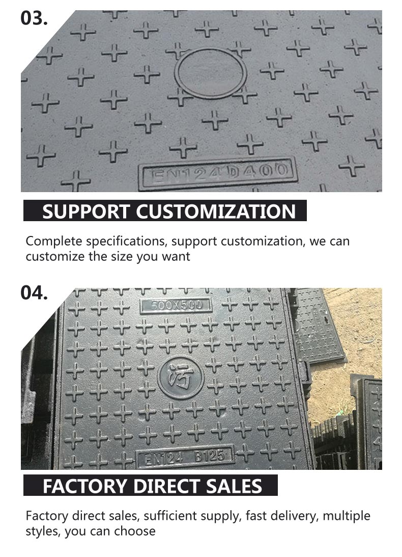 Square Series-of -Anti-theft new type manhole covers