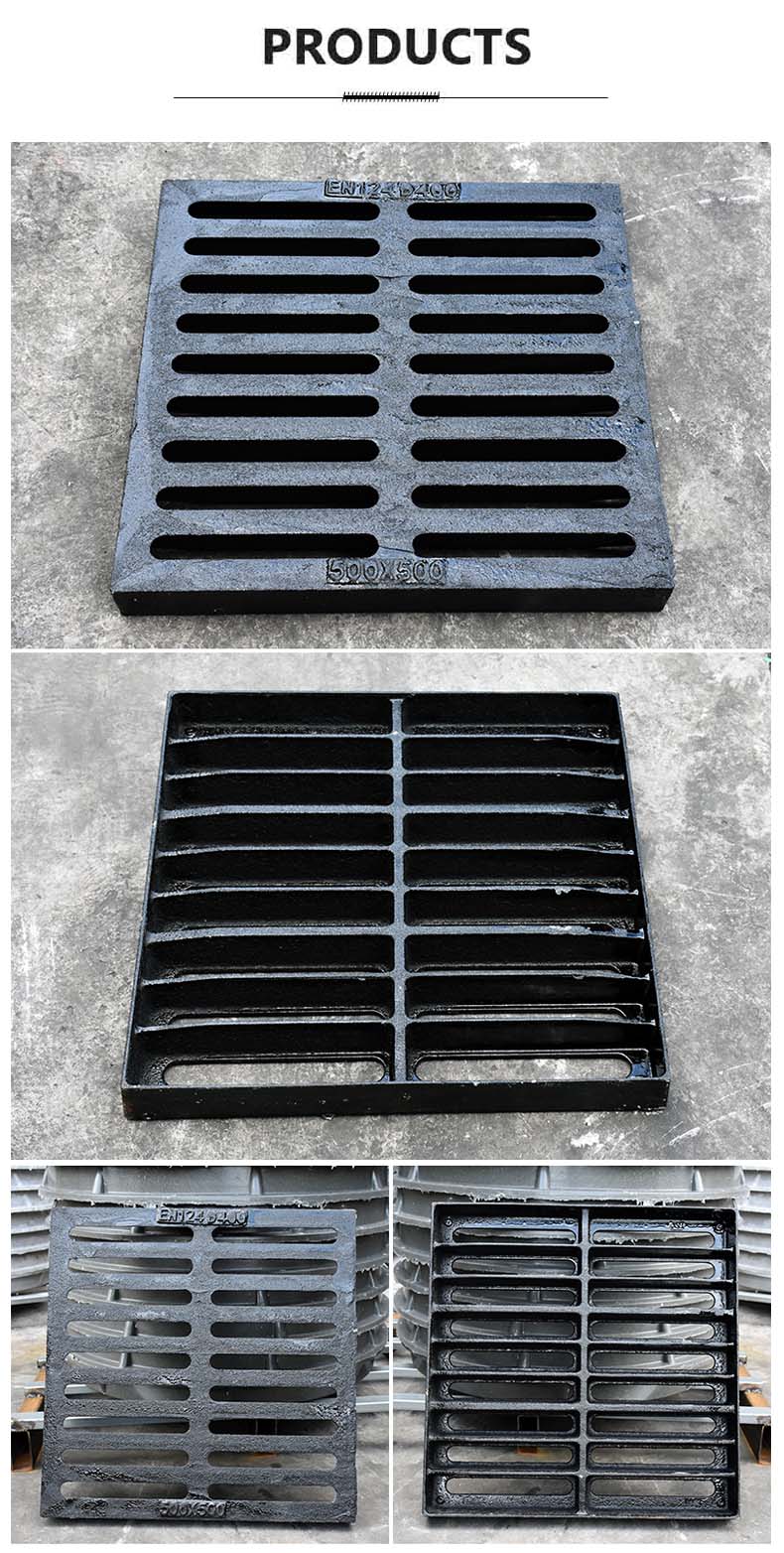 Square Cast Iron Channel Gully Grating